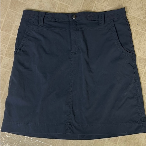 Eddie Bauer Blue Knee-Length A-Line Skirt - Picture 1 of 4